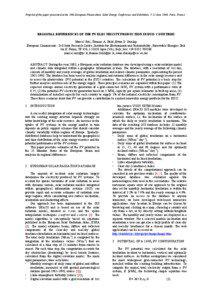 Preprint of the paper presented at the 19th European Photovoltaic Solar Energy Conference and Exhibition, 7-11 June 2004, Paris, France  REGIONAL DIFFERENCES OF THE PV ELECTRICITY PRODUCTION IN EU25 COUNTRIES