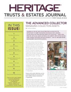 TRUSTS & ESTATES JOURNAL  FIRST issue[removed]in this