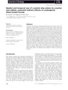Journal of Zoology  bs_bs_banner Journal of Zoology. Print ISSN