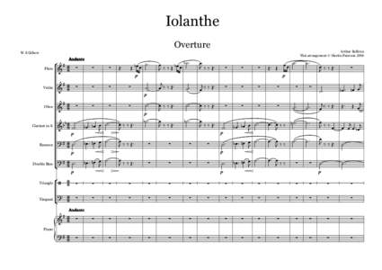 Iolanthe Overture W.S Gilbert   