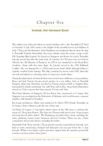 Chapter Six Terendak, then Homeward Bound The soldiers were delivered ashore in assault landing craft to the Terendak LCT hard on Saturday 31 July 1965, much to the delight of the assembled wives and children of both 2 T