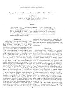 Coordination chemistry / Ligand / Hydrogen bond / Chemical bond / Heazlewoodite / Millerite / Coordination complex / Valence / Pentlandite / Chemistry / Chemical bonding / Sulfide minerals