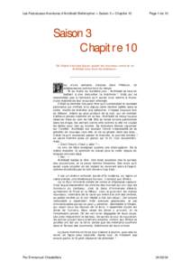 Les Fabuleuses Aventures d’Archibald Bellérophon > Saison 3 > Chapitre 10  Page 1 de 10 Saison 3 Chapitre 10