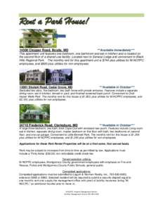 Kitchen / Apartment / Real estate / Maryland-National Capital Park and Planning Commission