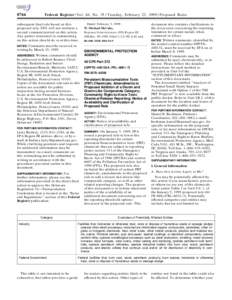 99th United States Congress / Emergency Planning and Community Right-to-Know Act / Hazardous waste / Environment / United States / Regulatory Flexibility Act / Toxic Substances Control Act / Superfund / Title 40 of the Code of Federal Regulations / United States Environmental Protection Agency / 96th United States Congress / Environment of the United States