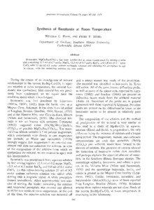 American Mineralogist, Volume 58, pages[removed], 1973  Synthesisof Benstoniteat Room Temperature