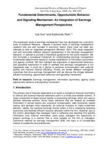 International Review of Business Research Papers Vol.4 No.4 Aug-Sept. 2008, Pp[removed]