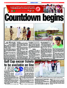 36 Gulf Daily News Sunday, 9th December[removed]BAHRAIN spoRt Email: [removed]