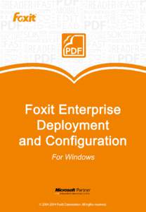 Foxit Reader 4.2 User Manual