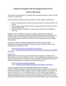 Endangered species / Environmental law / Endangered Species Act / Incidental Take Permit / Habitat Conservation Plan / Critical habitat / Threatened species / European Space Agency / Distinct population segment / Environment / Conservation / Earth