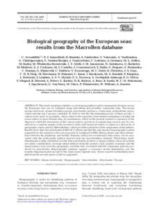 MARINE ECOLOGY PROGRESS SERIES Mar Ecol Prog Ser Vol. 382: 265–278, 2009 doi: meps07955