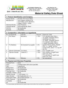 Occupational safety and health / Chemical safety / Industrial hygiene / Safety engineering / Commodity chemicals / Safety data sheet / Polyvinyl chloride / Vinyl chloride / Fire extinguisher / Hazard / Fire safety / Dangerous goods