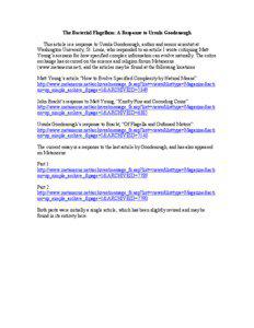 Microsoft Word - The Bacterial Flagellum _A Response to Ursula Goodenough_..