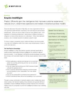 Empirix Mobile Assurance and Analytics Solutions