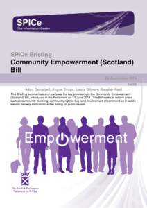 Community Empowerment (Scotland) Bill