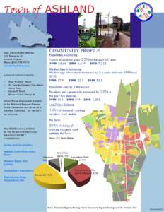 Town of ASHLAND  COMMUNITY PROFILE Main Administration Building 101 Thompson St