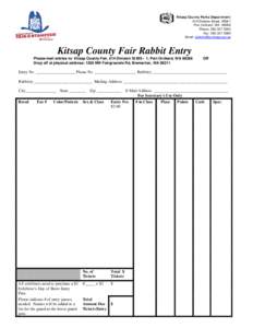 Microsoft Word - Kitsap County Fair Rabbit Entry.doc