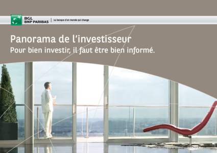 Panorama de l’investisseur  Pour bien investir, il faut être bien informé. Communication Marketing Juin 2010