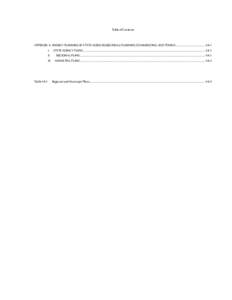 Table of Contents  APPENDIX 4 - ENERGY PLANNING BY STATE AGENCIES,REGIONAL PLANNING COMMISSIONS, AND TOWNS .......................................... A4-1 I. STATE AGENCY PLANS ...........................................