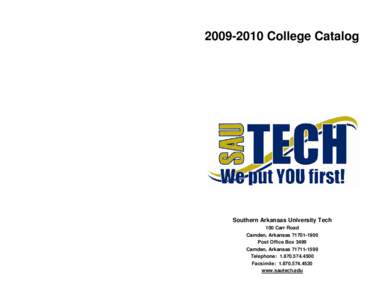 Butler County Community College / Pulaski Technical College / North Central Association of Colleges and Schools / Arkansas / Southern Arkansas University Tech