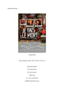 Belphegor /  Phantom of the Louvre / Bruno Coulais / Salome / Samuel Le Bihan / Restons groupés / Face / Cinema of France / Films / Jean-Paul Salomé