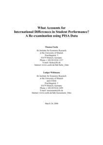 Organisation for Economic Co-operation and Development / Programme for International Student Assessment / Education in Germany / Test / Pisa / Secondary education / Trends in International Mathematics and Science Study / Education in Latin America / University of Pisa / Education / Educational research / Knowledge