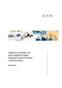 Collection of information and data to support the Impact Assessment study of the review of the EIA Directive September 2010