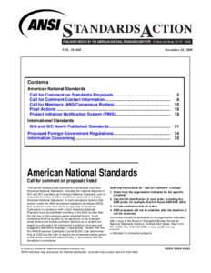 American National Standards Institute / International Committee for Information Technology Standards / Film speed / Moving Picture Experts Group / SQL / International Organization for Standardization / Standards organizations / Computing / Measurement