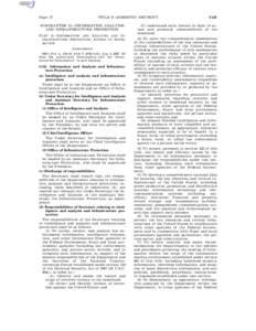 Page 17  TITLE 6—DOMESTIC SECURITY SUBCHAPTER II—INFORMATION ANALYSIS AND INFRASTRUCTURE PROTECTION