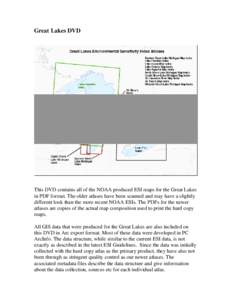 DVD Factsheet for the Great Lakes ESI Atlases