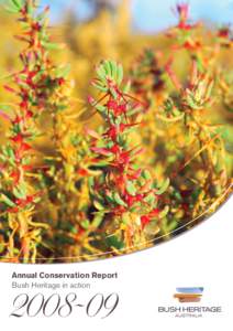 Annual Conservation Report Bush Heritage in action – [removed]