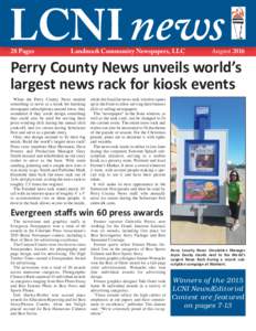 LCNI news 28 Pages Landmark Community Newspapers, LLC  August 2016