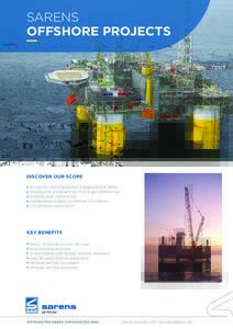 SARENS OFFSHORE PROJECTS DISCOVER OUR SCOPE full option, including project management & QEHS construction & dismantling of oil & gas offshore rigs