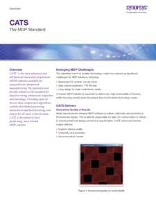 Datasheet  CATS The MDP Standard  Overview