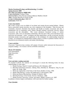 Microsoft Word - Marine Functional Ecoloyg_Spring09.doc