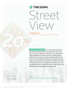 Street View DECEMBER 2015 BY JEFFREY N. SARET AND LAUREN M. SHOLDER  EXECUTIVE SUMMARY A form of portfolio insurance has