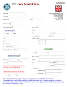 Employee Information Form