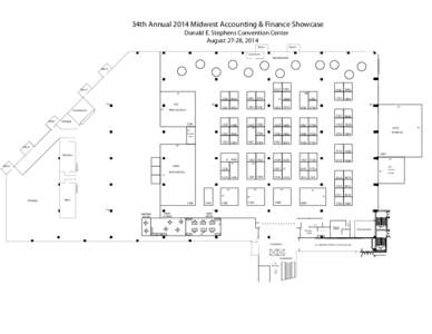 34th Annual 2014 Midwest Accounting & Finance Showcase Donald E. Stephens Convention Center August 27-28, 2014 Stairs  Stairs