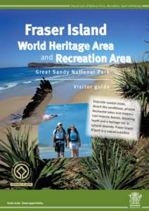 Department of National Parks, Recreation, Sport and Racing  Fraser Island World Heritage Area and Recreation Area Great Sandy National Park