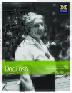 TEACHER & STUDENT  Doc Losh A pioneer woman astronomer reigned for decades as Michigan’s superfan.