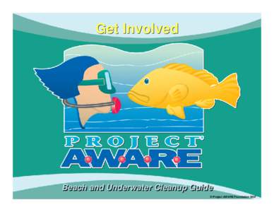 Get Involved  Beach and Underwater Cleanup Guide © Project AWARE Foundation 2007  Divers Make a Difference