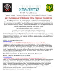 Forestry / Wildfires / Emergency vehicles / Trucks / Gunnison National Forest / Wildland fire engine / Wildfire suppression / United States Forest Service / Fire apparatus / Public safety / Wildland fire suppression / Firefighting