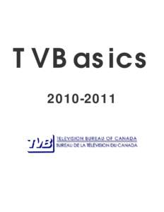 TVBasics T V B a s ic s1  TABLE OF CONTENTS