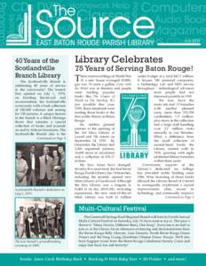 Source The EAST BATON ROUGE PARISH LIBRARY  40 Years of the