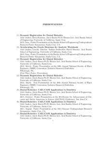 Association of Public and Land-Grant Universities / Jack Baskin School of Engineering / University of California /  Santa Cruz