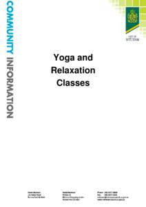 Microsoft Word - Yoga Classes - No 17