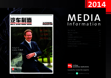 2014  MEDIA Information  verlag moderne industrie GmbH, Justus-von-Liebig-Str. 1, DLandsberg, Phone +, Fax +279