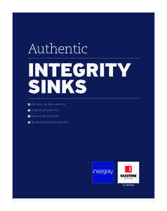 Authentic  INTEGRITY SINKS 4