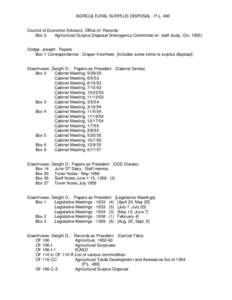 Government / Civil awards and decorations / Dwight D. Eisenhower / United States Department of Agriculture / Military personnel / James Lambie