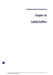 Prudential sourcebook for Investment Firms  Chapter 10 Capital buffers  PAGE